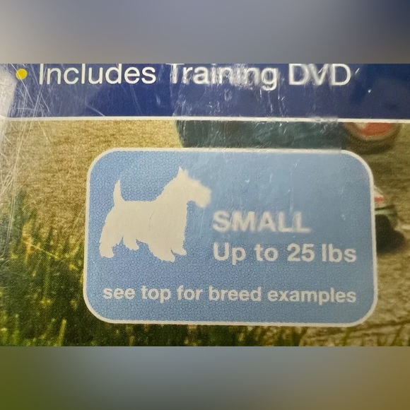 Head collar Gentle Leader up to 25 lbs Black & Blue - S/M, Training DVD new - Picture 5 of 5
